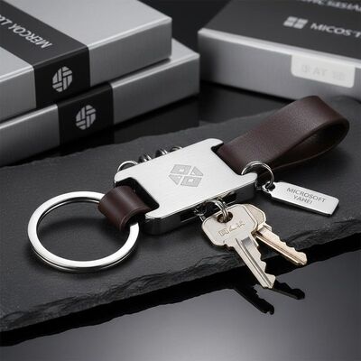 Buen precio Portallaves Organizador de Llaves de Metal de Aleación de Zinc Duradero con Logo Personalizado, Perfecto para Regalos Corporativos de Marca y Uso Diario en línea