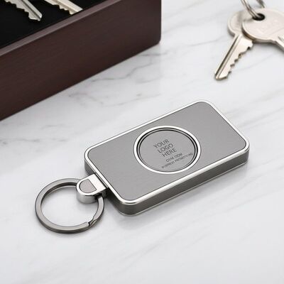 Buen precio Logotipo personalizado OEM ODM Portador de llavero de metal duradero Gran elección para promociones de negocios Regalos corporativos y personales en línea