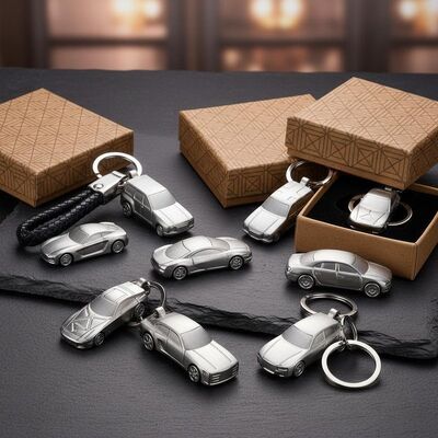 Buen precio Llaveros de aleación de zinc personalizados para coche, llaveros duraderos y elegantes, ideales para regalos, eventos corporativos y accesorios para vehículos en línea