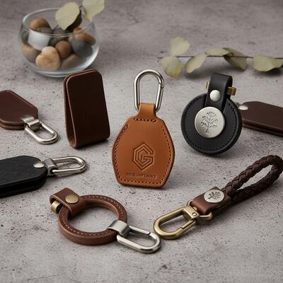 Buen precio Cerradura de llavero de cuero resistente excelente opción para regalos corporativos obsequios y aplicaciones de logotipo personalizado en línea