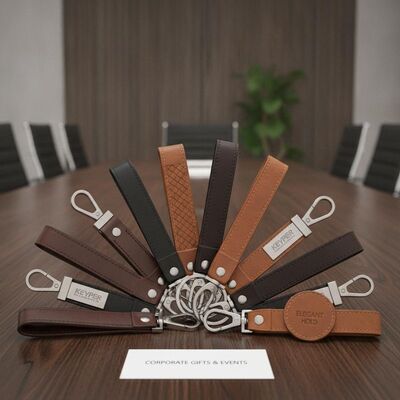 Buen precio Organización y decoración de llaves Llaveros de cuero Accesorios duraderos y elegantes Ideales para regalos y eventos corporativos en línea