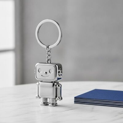 Buen precio Alta Durabilidad Bonito Clavier de Metal Plata 5 Cm X 3 Cm Diseño elegante duradero Ideal para regalos de negocios y marketing en línea