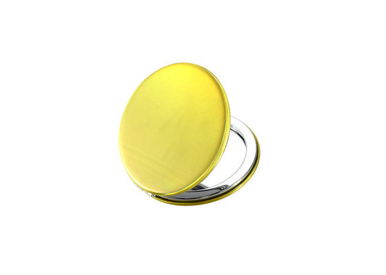 Buen precio Espejo de mano del bolsillo del ABS de Jelly Color pequeño del espejo del grueso cosmético de Debossing 10m m en línea