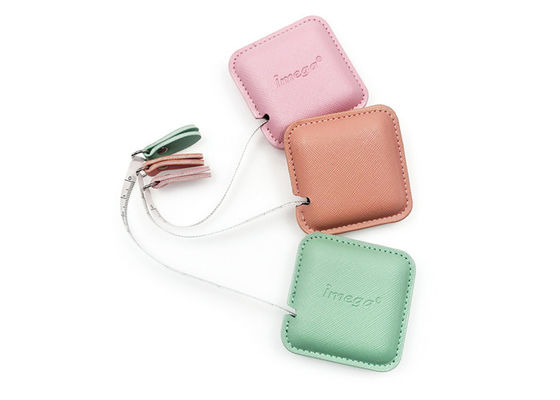 Buen precio El cuerpo retractable de cuero de la cinta métrica de la PU personalizó el metal grueso de 20m m en línea
