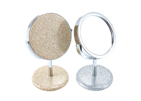 Buen precio Imega que brilla rotativo lindo cosmético bilateral del espejo del maquillaje del círculo de la PU en línea