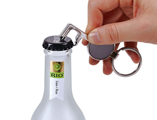Buen precio Vintage de plata de cadena dominante personalizado forma dominante del abrebotellas del metal en línea