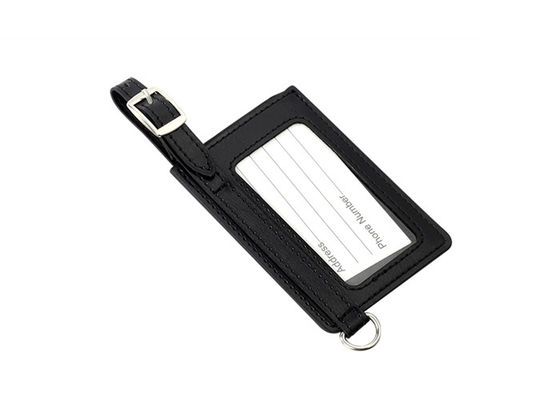 Buen precio La PU del metal personalizó la etiqueta de equipaje fresca del metal del equipaje del rectángulo de cuero de las etiquetas en línea