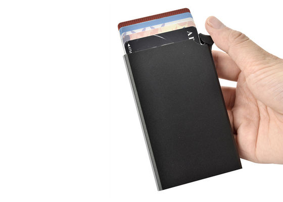 Buen precio Rectángulo de Wallet Holder Metal del organizador de la tarjeta del crédito de los hombres del clip del dinero en línea